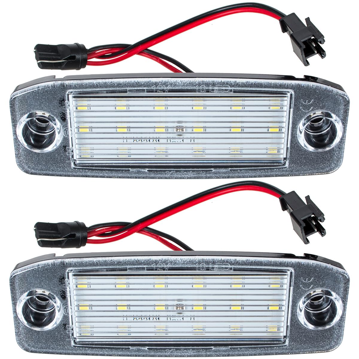 M MODECAR - Kompatibel mit Hyundai Kona Sonata VI i30 Kombi i40 Kia Sportage III LED-Kennzeichenbeleuchtung 2 STK. Set für 925013W000, M MODECAR - Kompatibel mit Hyundai Kona Sonata VI i30 Kombi i40 Kia Sportage III LED-Kennzeichenbeleuchtung 2 STK. Set für 925013W000, von M MODECAR