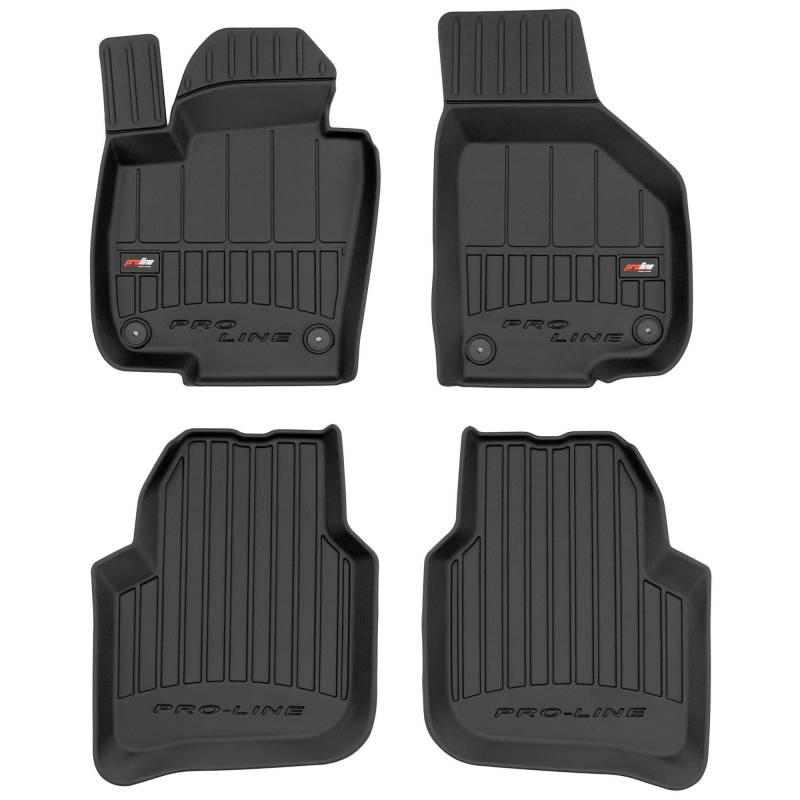 MOTOS Gummimatten Auto Fussmatte passend für Skoda Superb II 2008-2015 Verbessern Sie Ihren Reisekomfort mit Antirutschmatte Auto 3D- Allwetter fußmatten Auto, Schutz vor Verschmutzung von MOTOS