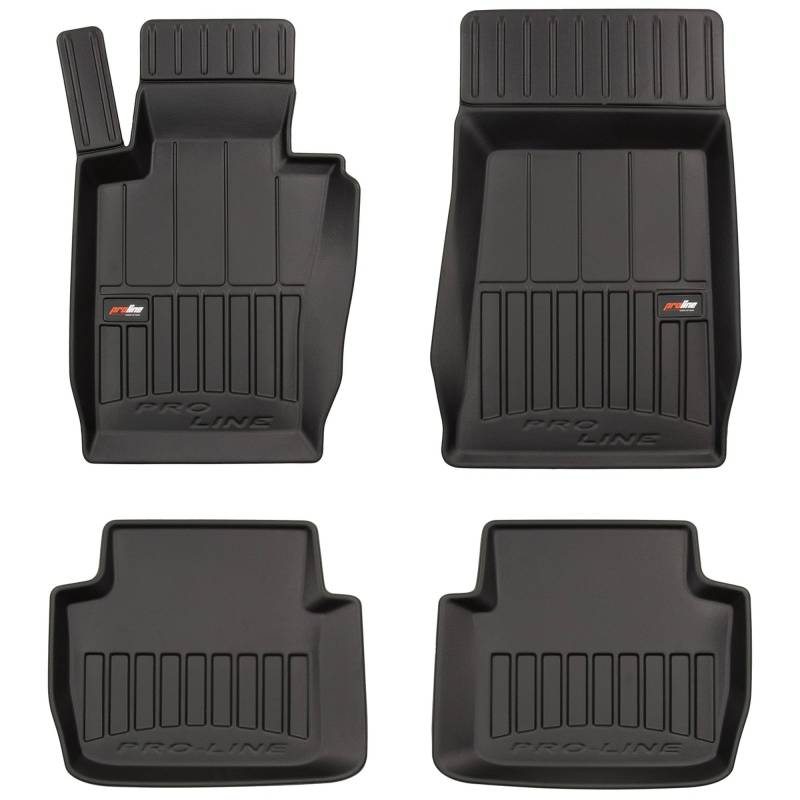 MOTOS Gummimatten Auto Fussmatte passend für BMW 3er E46 1998-2005 Verbessern Sie Ihren Reisekomfort mit Antirutschmatte Auto 3D- Allwetter fußmatten Auto, Schutz vor Verschmutzung von MOTOS