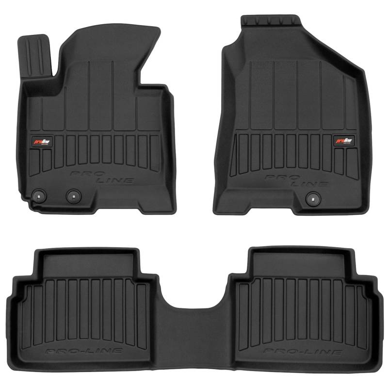 MOTOS Gummimatten Auto Fussmatte passend für Hyundai ix35 I 2009-2015 Verbessern Sie Ihren Reisekomfort mit Antirutschmatte Auto 3D- Allwetter fußmatten Auto, Schutz vor Verschmutzung von M MOTOS