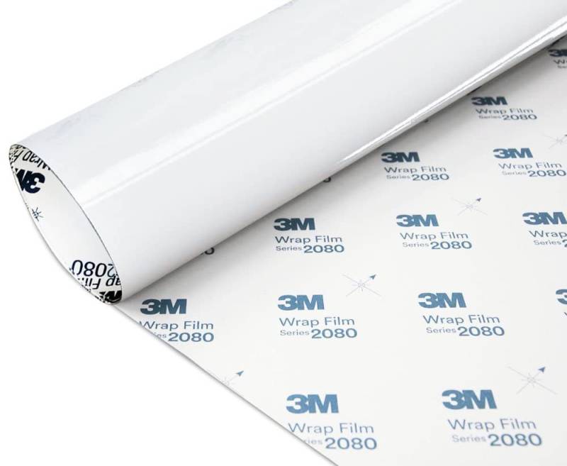 3M 2080 Weiss Glanzend Autofolie Car Wrapping Folie G10 152X200 von MOTOS