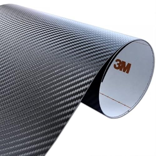 M MOTOS 3M DI NOC Schwarz Carbon Autofolie Car Wrapping Folie CA 421 122X70 von MOTOS