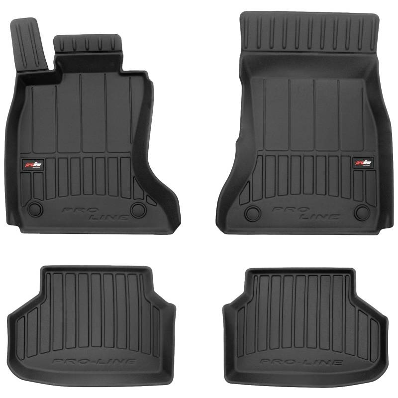 MOTOS Gummimatten Auto Fussmatte passend für BMW 7er F01 2008-2015 Verbessern Sie Ihren Reisekomfort mit Antirutschmatte Auto 3D- Allwetter fußmatten Auto, Schutz vor Verschmutzung von MOTOS