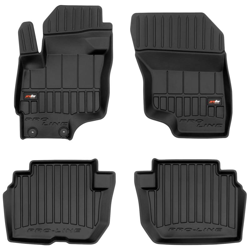 MOTOS Gummimatten Auto Fussmatte passend für Mitsubishi Outlander III 2012-2022 Verbessern Sie Ihren Reisekomfort mit Antirutschmatte Auto 3D- Allwetter fußmatten Auto, Schutz vor Verschmutzung von MOTOS