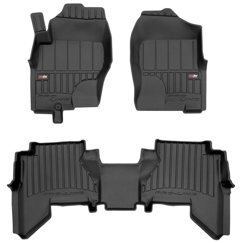 MOTOS Gummimatten Auto Fussmatte passend für Nissan Pathfinder III 2005-2014 Verbessern Sie Ihren Reisekomfort mit Antirutschmatte Auto 3D- Allwetter fußmatten Auto, Schutz vor Verschmutzung von MOTOS