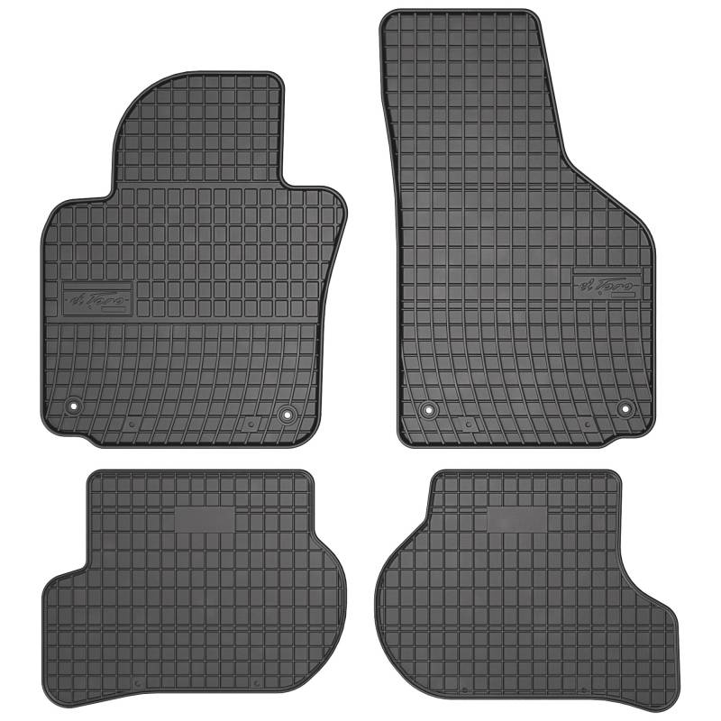 MOTOS Gummimatten Auto Fussmatte passend für SEAT Toledo III 2004-2009 Verbessern Sie Ihren Reisekomfort mit Antirutschmatte Auto- Allwetter fußmatten Auto, Schutz vor Verschmutzung von MOTOS