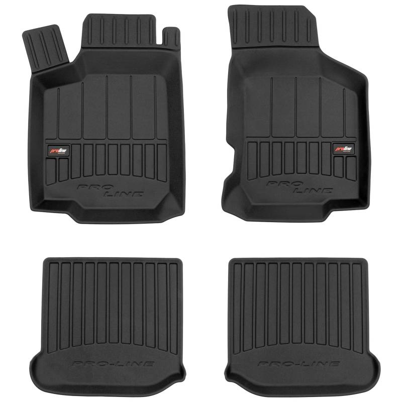 MOTOS Gummimatten Auto Fussmatte passend für Volkswagen Golf IV 1997-2006 Verbessern Sie Ihren Reisekomfort mit Antirutschmatte Auto 3D- Allwetter fußmatten Auto, Schutz vor Verschmutzung von MOTOS