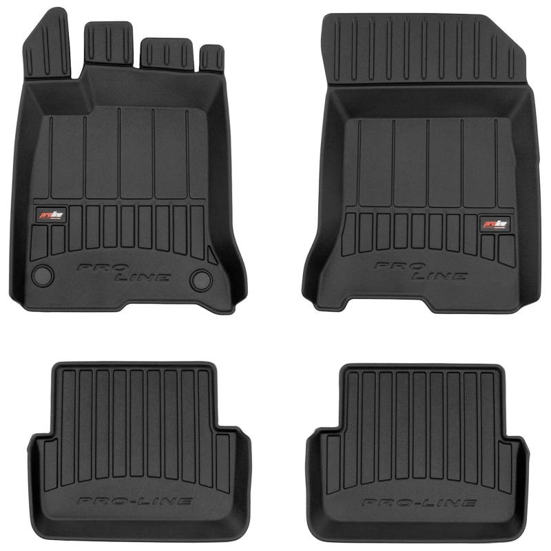 MOTOS Gummimatten Auto Fussmatte passend für Renault Laguna III 2007-2015 Verbessern Sie Ihren Reisekomfort mit Antirutschmatte Auto 3D- Allwetter fußmatten Auto, Schutz vor Verschmutzung von MOTOS