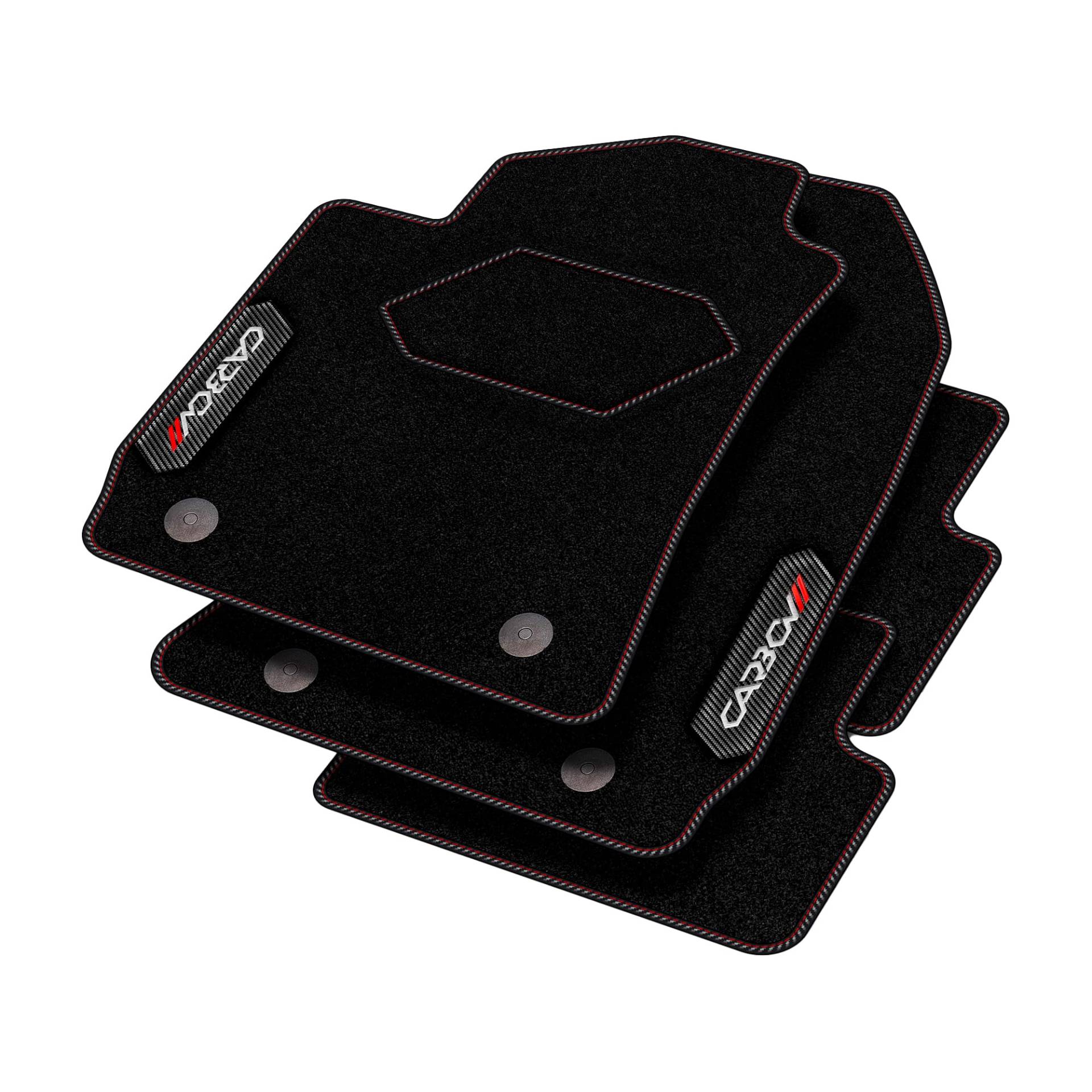 MOTOS Personalisierte Velours-Fußmatten Carbon Series passend für Chrysler 300C I 2004-2010 - Premium, Carbon, Rot Frischen Sie den Look Ihres Autos mit Velours-Fußmatten im hochmodernen Carbonfaser-D MOTOS Personalisierte Velours-Fußmatten Carbon Series passend für Chrysler 300C I 2004-2010 - Premium, Carbon, Rot Frischen Sie den Look Ihres Autos mit Velours-Fußmatten im hochmodernen Carbonfaser-D von MOTOS