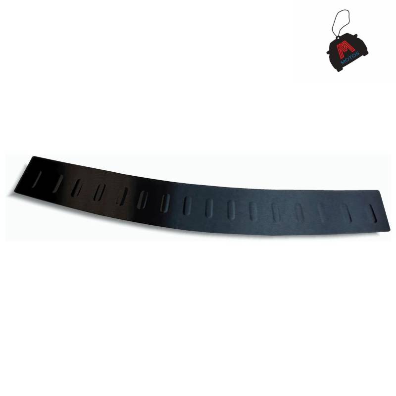 M MOTOS Satin Schwarz Edelstahl-Ladekantenschutz für Jeep Grand Cherokee WJ 1998-2004 5 -türig. Erhöhter Fahrkomfort mit säurefesten Schwellerplatten - Kratzschutz von MOTOS
