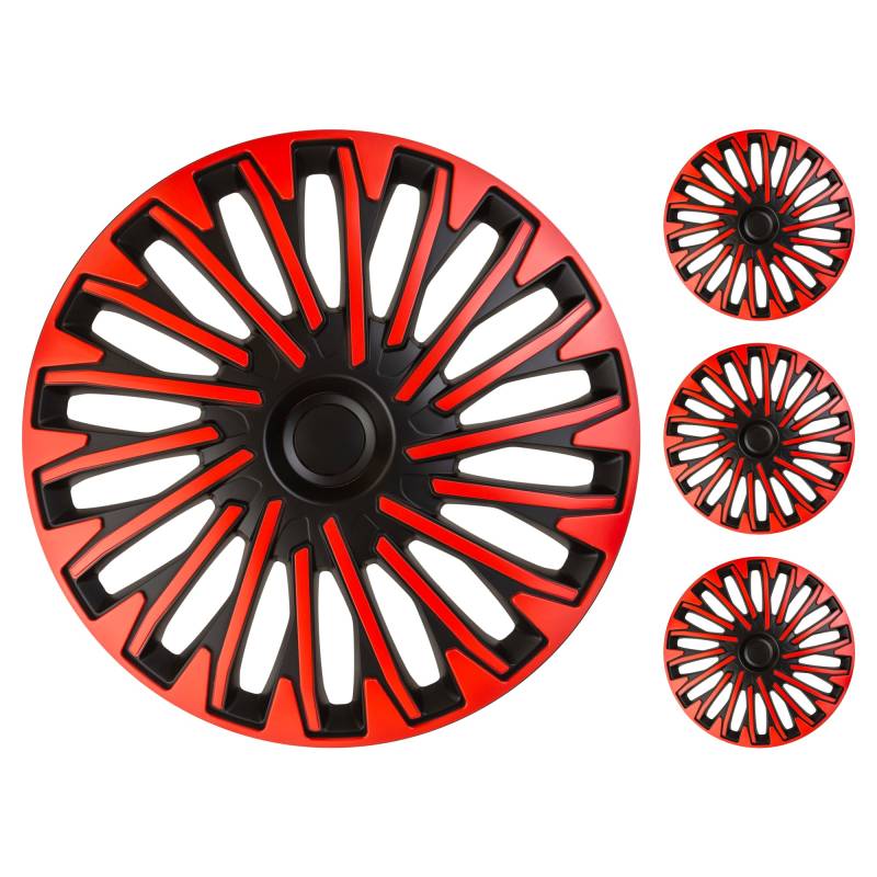 M MOTOS Set 4er Radkappen 16 Zoll - Lachen Sie über Kratzer mit diesen flexiblen, leichten Radkappen 16 Zoll. Einfache Installation, Keine Werkzeuge erforderlich, Schutz vor Verblassen! von M MOTOS