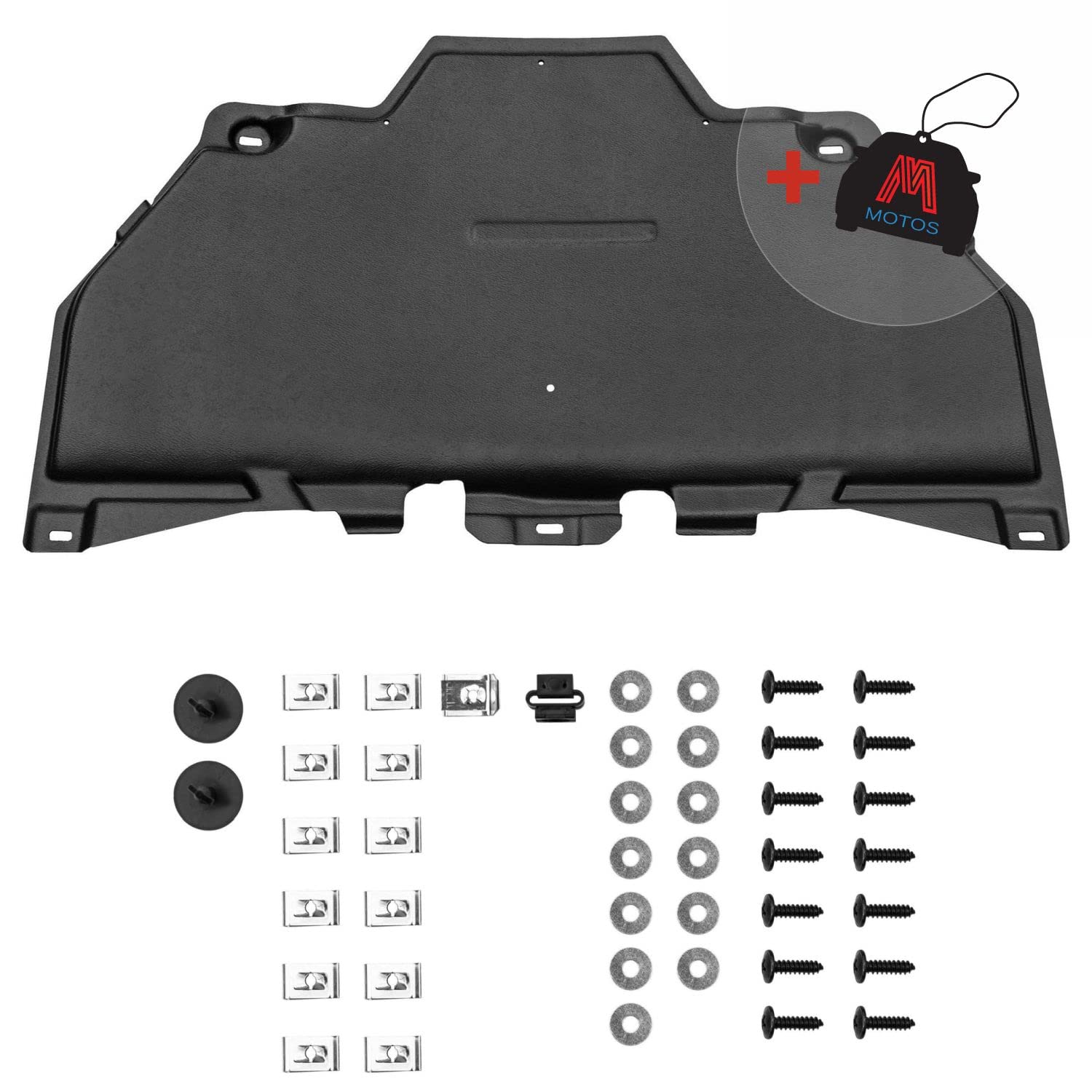 M MOTOS Unterfahrschutz motor für Audi A4 II B6/B7, S4 B6/B7 2000-2008 - Schützen Sie Ihr Auto mit einer Formgedächtnis-Motorabdeckung, die perfekt an Ihr Automodell angepasst ist und allen Wetterbedi von M MOTOS