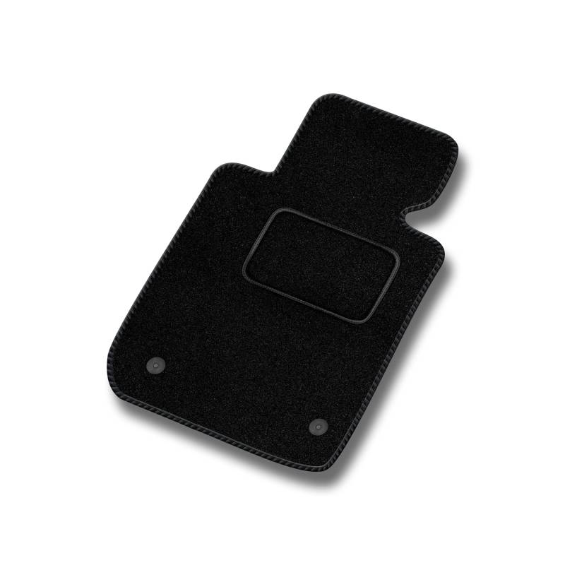 MOTOS Velours Standard Fahrermatte 1-teilig passend für BMW 2er F45 2014-2021 - Standard, Gewebt, Schwarz Fahrerseite - Erleben Sie neuen Fahrkomfort mit einem Velours- Fahrermatte passend für Ihr A von MOTOS