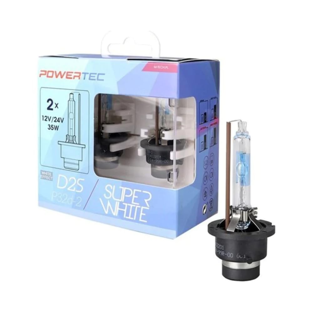M-Tech DUO SET Powertec SuperWhite 5000K D2S PREMIUM EDITION Xenon Brenner Scheinwerfer Lampe NEW von M-Tech