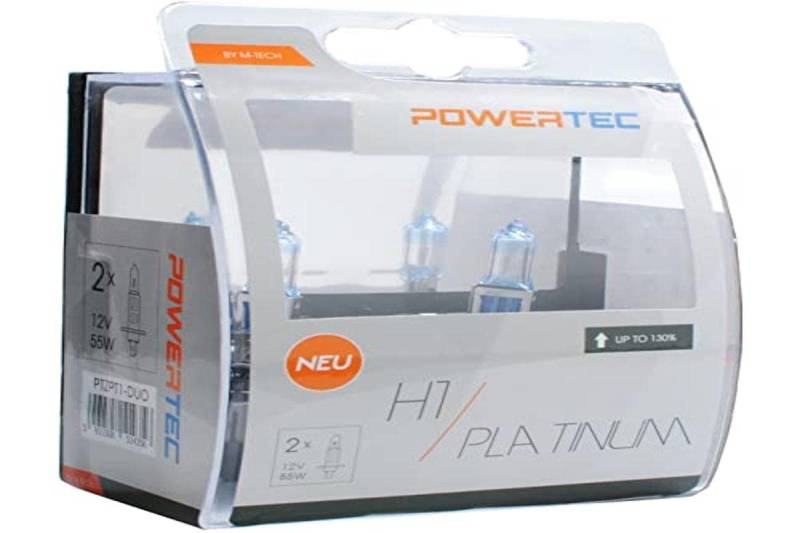 Tech ptzpt1-duo Leuchtmittel PowerTech Platinum + 130% H1 12 V 55 W von M-Tech