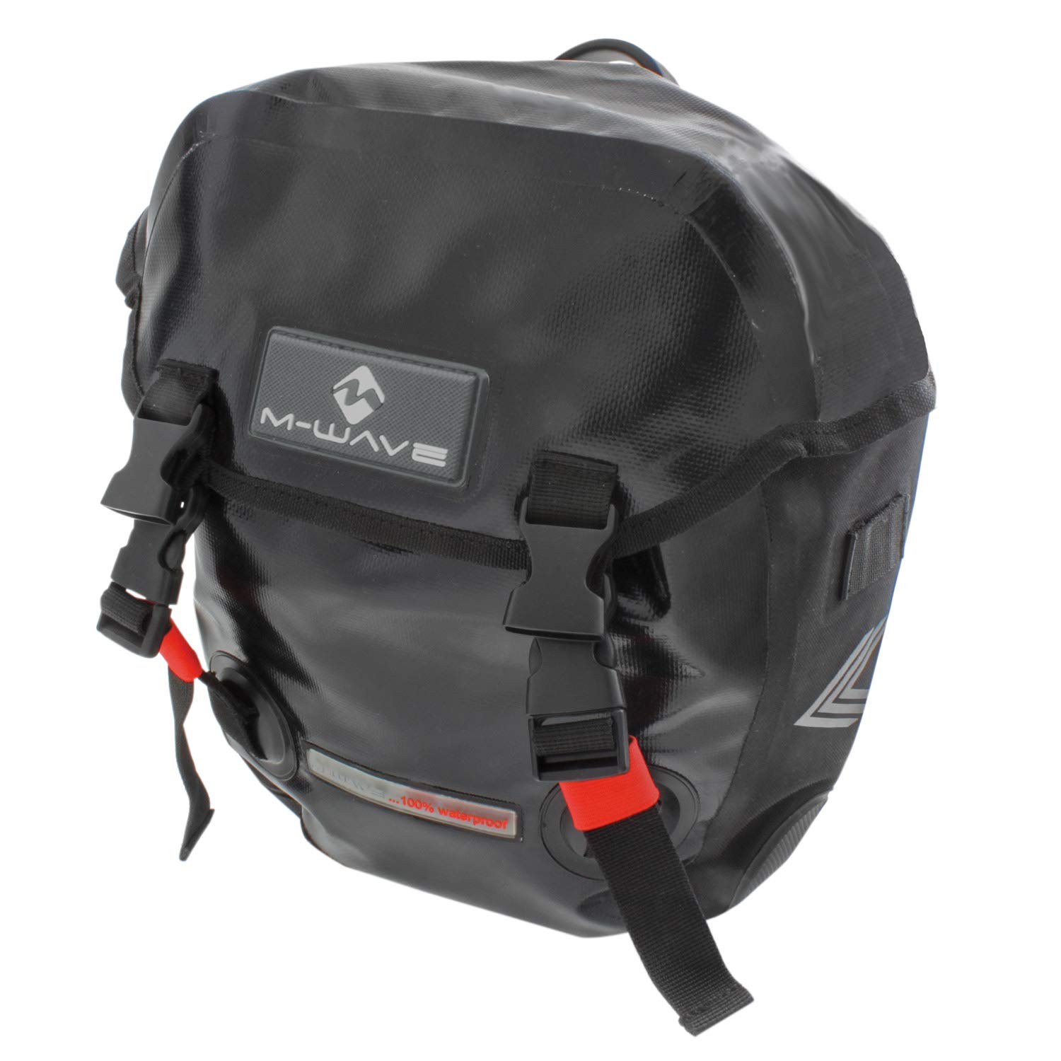 M-Wave Gepäckträgertasche Calgary, black (schwarz), 2 x 12,5 l von M-Wave