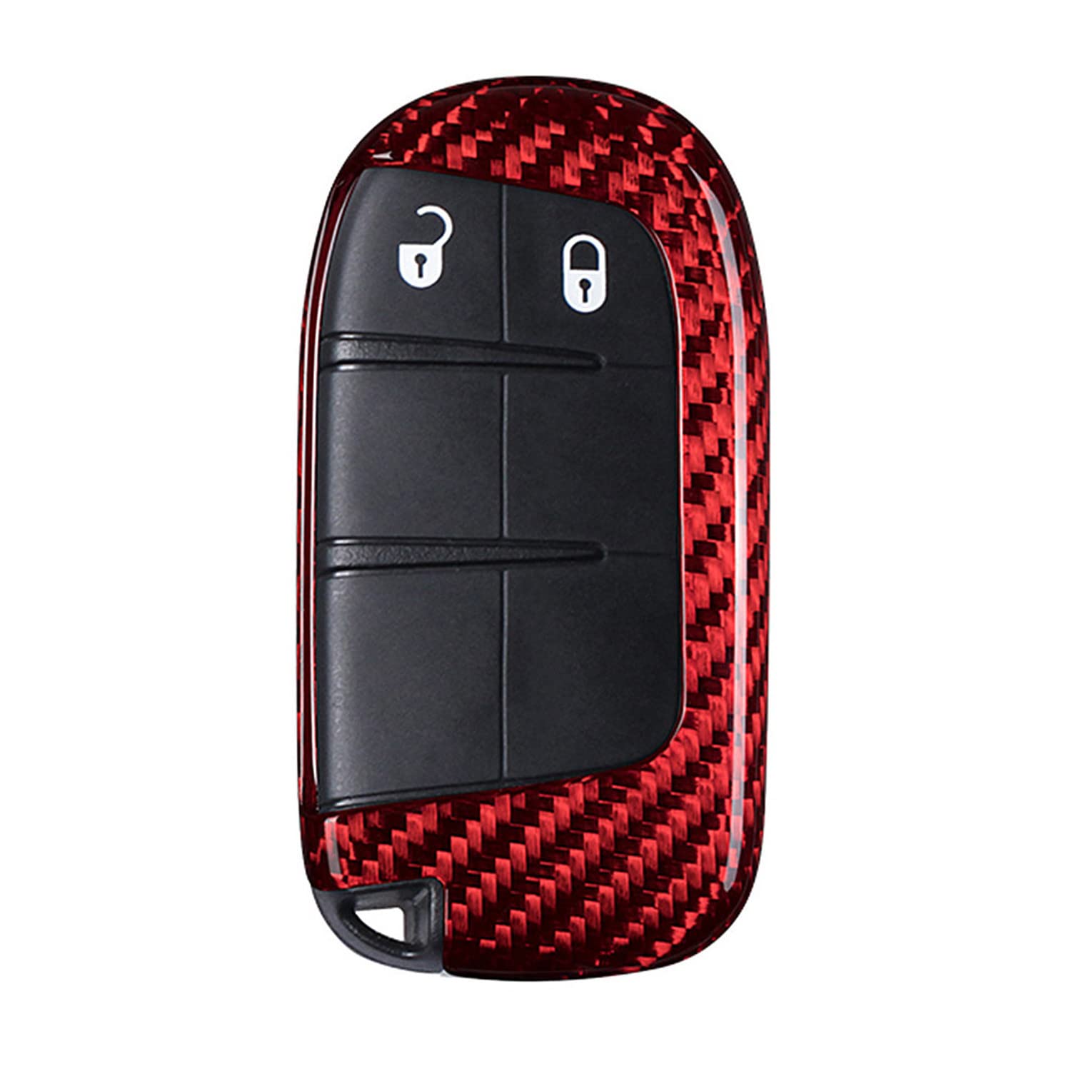 M.JVisun Echte Kohlefaser Abdeckung Fall Schlüsselgehäuse Für Jeep Compass Grand Cherokee SRT Renegade Trailhawk Auto Schlüssel Schlüsselanhänger - A Stil - Rot M.JVisun Echte Kohlefaser Abdeckung Fall Schlüsselgehäuse Für Jeep Compass Grand Cherokee SRT Renegade Trailhawk Auto Schlüssel Schlüsselanhänger - A Stil - Rot von M.JVisun
