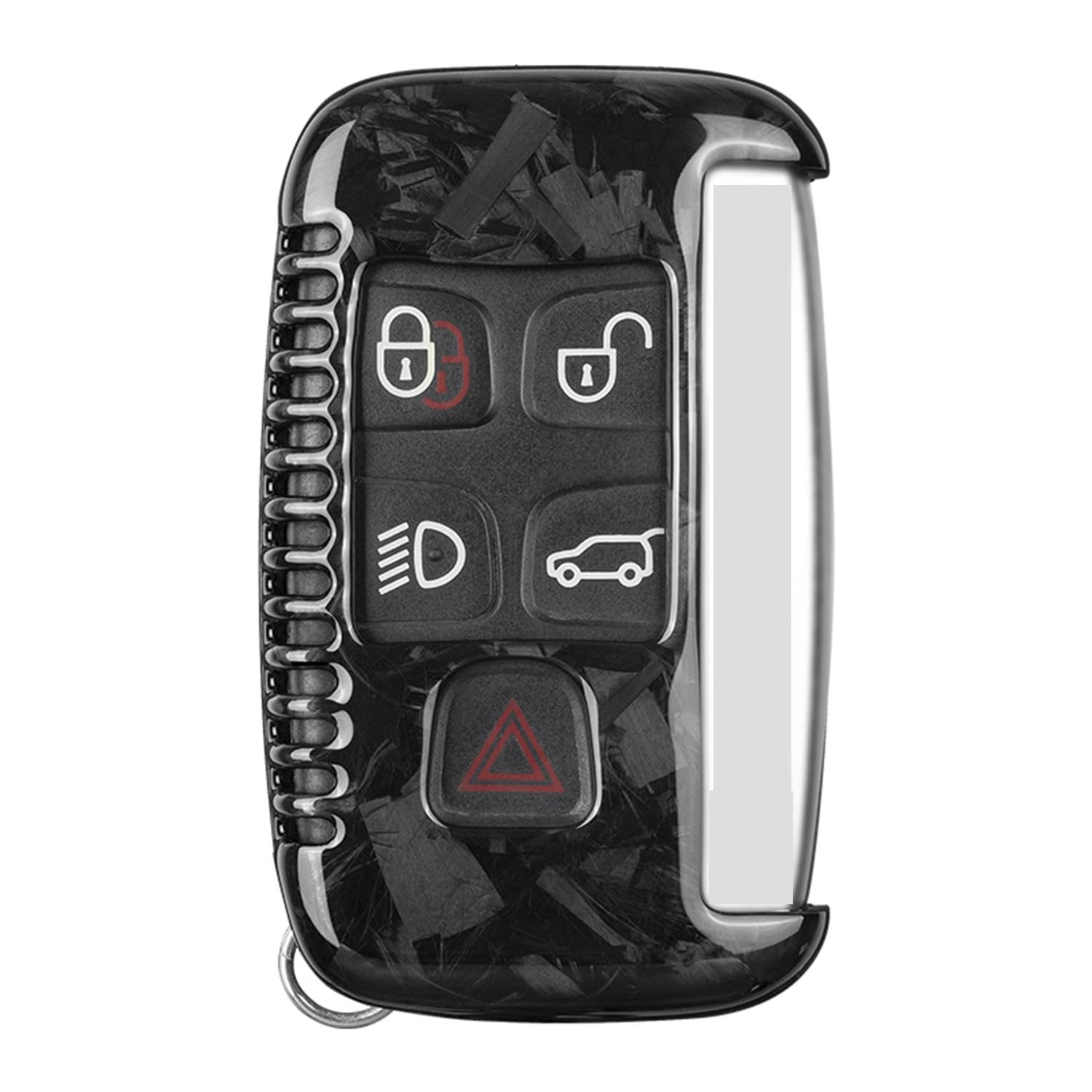 M.JVisun Schmieden Kohlefaser Abdeckung Fall Schlüsselgehäuse Für Land Rover Discovery 4 / Sport Freelander 2 Für Range Rover Evoque / Sport / Velar Auto Schlüssel Schlüsselanhänger - Schwarz M.JVisun Schmieden Kohlefaser Abdeckung Fall Schlüsselgehäuse Für Land Rover Discovery 4 / Sport Freelander 2 Für Range Rover Evoque / Sport / Velar Auto Schlüssel Schlüsselanhänger - Schwarz von M.JVisun
