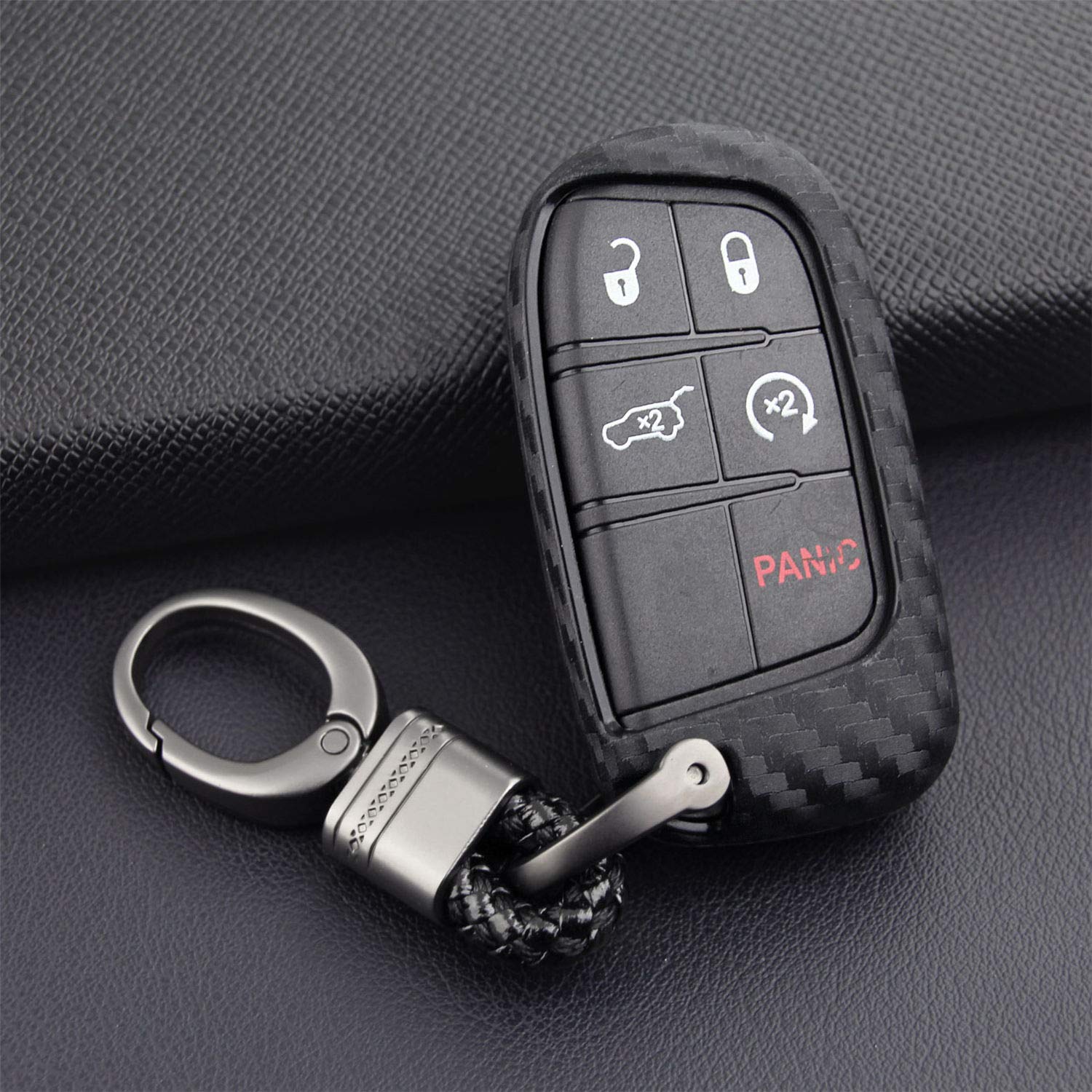 M.JVisun Weich Fall für Dodge Charger Challenger Dart Durango Journey JCUV RAM für Chrysler 300 300C 200 für Fiat Freemont Ottimo Viaggio Silikon Kohlefaser Muster Schlüsselgehäuse-Weben Schlüsselbund M.JVisun Weich Fall für Dodge Charger Challenger Dart Durango Journey JCUV RAM für Chrysler 300 300C 200 für Fiat Freemont Ottimo Viaggio Silikon Kohlefaser Muster Schlüsselgehäuse-Weben Schlüsselbund von M.JVisun