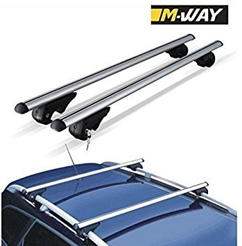 M-Way nnrb1045.52 Aluminium Dach Aero Bars Rack Sperren Kreuz Rails Eagle von M-Way