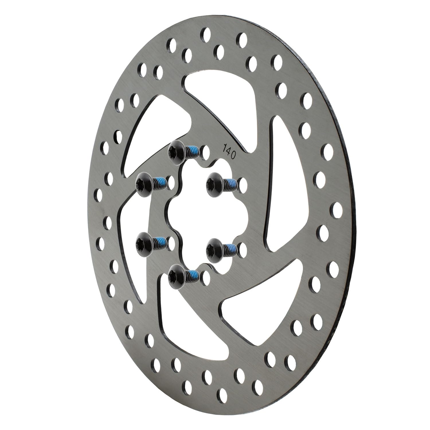M365Lyon - Bremsscheibe 140 mm für Elektroroller Dualtron 2 Dualtron 3 Dualtron Eagle Urbanglide E-Cross pro - Kukirin G2 Max und G3 - Kugoo Kirin M4 Pro (Scheibe 140 Design B) von M365Lyon