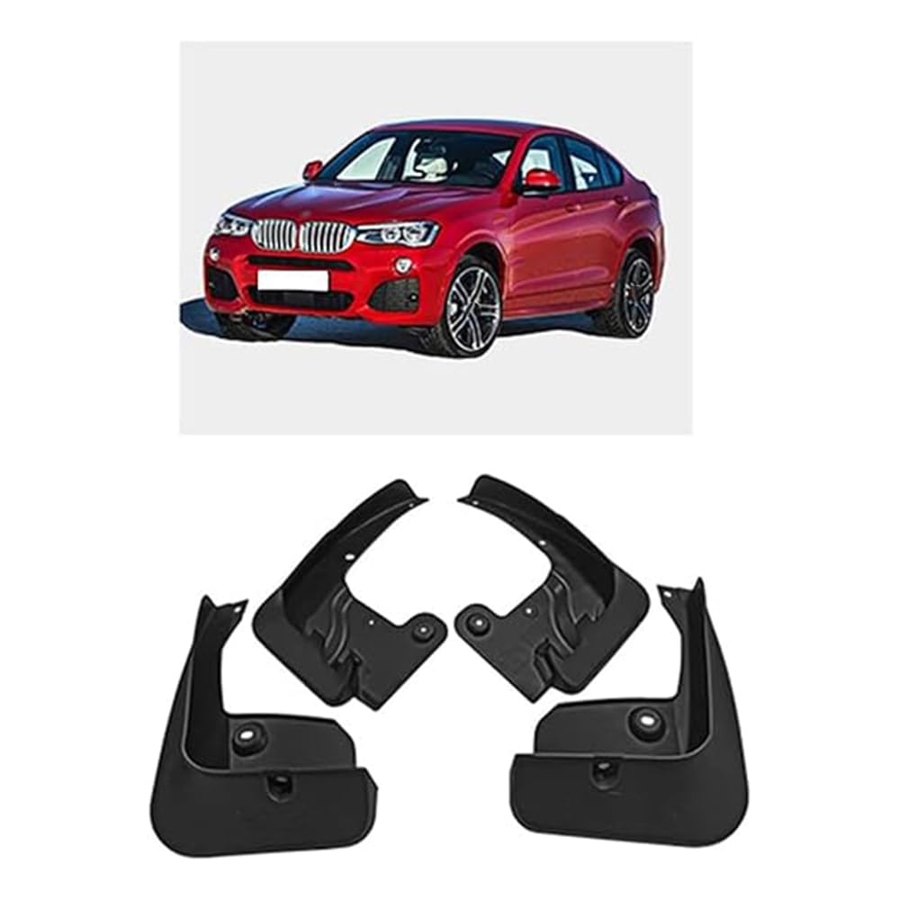 MAAIQTIND 4 Stück Auto Schmutzfänger, für BMW X4 X F26 2014-2018 Spritzschutz Kratzfest Dustproof Kotflügel Auto Zubehör MAAIQTIND 4 Stück Auto Schmutzfänger, für BMW X4 X F26 2014-2018 Spritzschutz Kratzfest Dustproof Kotflügel Auto Zubehör von MAAIQTIND