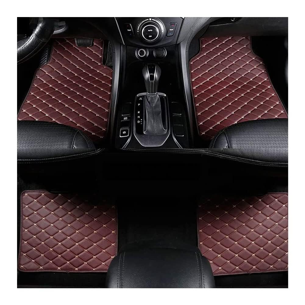 4 Stück Auto Leder FußMatten Für Mazda Mazda 3 BK 2004-2009, Benutzerdefinierte Bodenmatten Allwetter Wasserdicht Anti Rutsch Tragen Autoteppiche Autozubehör,F/Coffee-normal 4 Stück Auto Leder FußMatten Für Mazda Mazda 3 BK 2004-2009, Benutzerdefinierte Bodenmatten Allwetter Wasserdicht Anti Rutsch Tragen Autoteppiche Autozubehör,F/Coffee-normal von MAALLOP