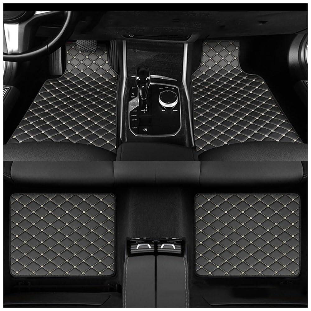 4 Stück Leder Auto Fussmatten, für Mercedes Benz Mercedes-EQ EQA 250 300 350 EQB 250 300 350 Teppich Matten Vorne Hinten wasserdichte rutschfeste Fußpolster Schutz Teppich Innenzubehör,B 4 Stück Leder Auto Fussmatten, für Mercedes Benz Mercedes-EQ EQA 250 300 350 EQB 250 300 350 Teppich Matten Vorne Hinten wasserdichte rutschfeste Fußpolster Schutz Teppich Innenzubehör,B von MAALLOP