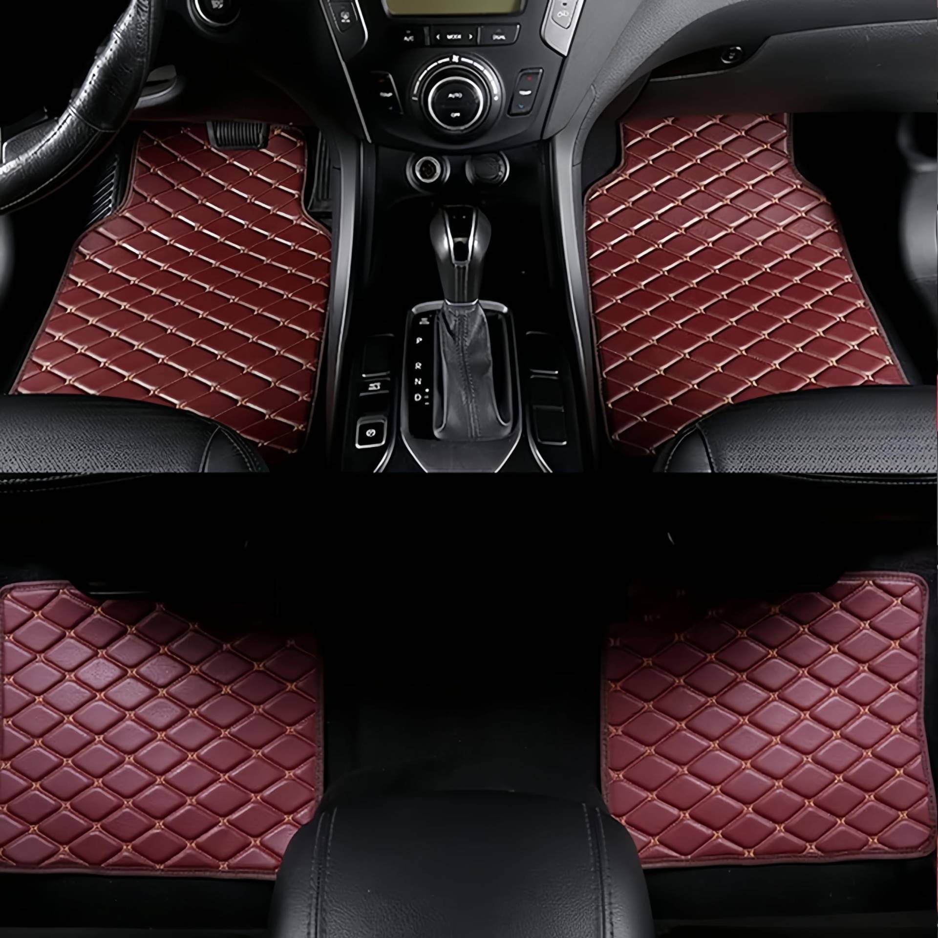 4-Teilig Auto Fußmatten für Porsche Boxster 987 2006-2012, Teppich Matten Vorne Hinten Allwetter Wasserdicht Anti-Rutsch Bodenmatten,C-normal 4-Teilig Auto Fußmatten für Porsche Boxster 987 2006-2012, Teppich Matten Vorne Hinten Allwetter Wasserdicht Anti-Rutsch Bodenmatten,C-normal von MAALLOP