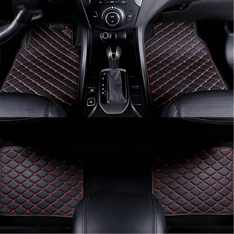 4-Teilig Auto Fußmatten für Porsche Boxster 987 2006-2012, Teppich Matten Vorne Hinten Allwetter Wasserdicht Anti-Rutsch Bodenmatten,E-normal von MAALLOP