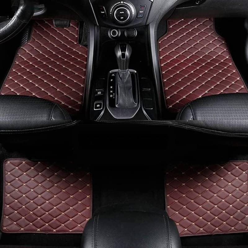 Auto FußMatten für BMW Z4 Z4M E85 E86 E89 G29 E52 20i 30i M40i LHD, Fussmatten Aus Leder Allwetter Fussmatten Teppichschutzmatten wasserdichte rutschfest Innenraum Auto Zubehör von MAALLOP