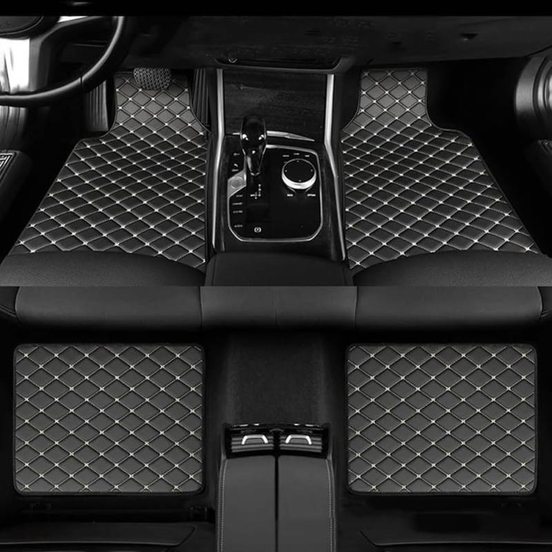 Auto Fußmatten, für Ford B-Max 2012-2017 Nach Maß Auto FußMatten Wasserfest Antirutsch Auto Fussmatten Allwetter wasserdichte Bodenmatte,B-normal von MAALLOP