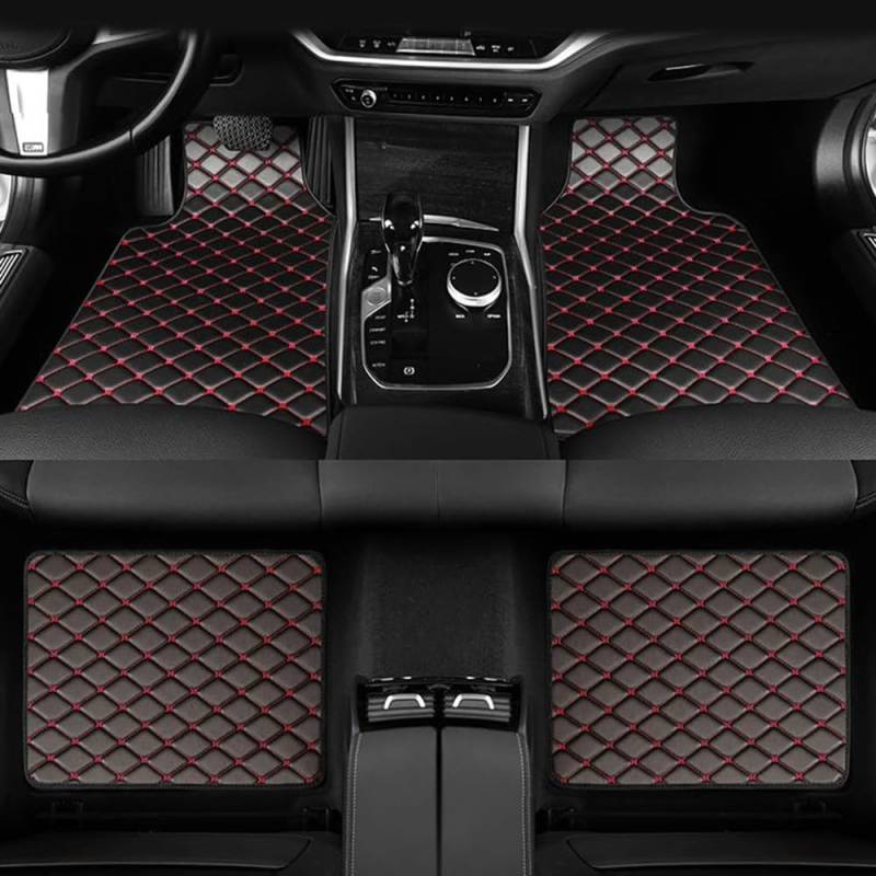 Auto Fußmatten, für Ford B-Max 2012-2017 Nach Maß Auto FußMatten Wasserfest Antirutsch Auto Fussmatten Allwetter wasserdichte Bodenmatte,D-normal von MAALLOP