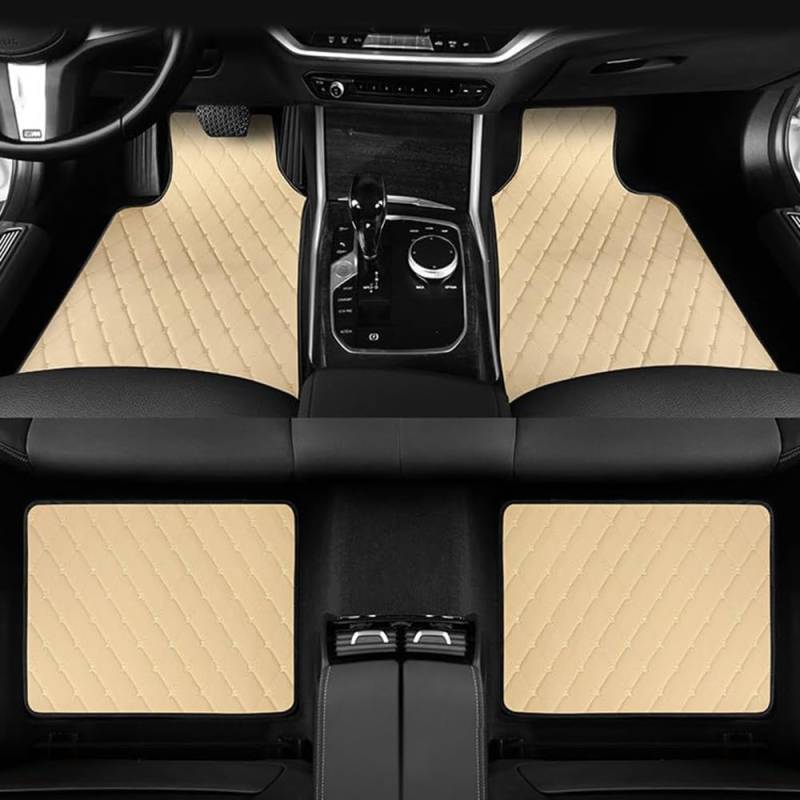 Auto Fußmatten, für Ford B-Max 2012-2017 Nach Maß Auto FußMatten Wasserfest Antirutsch Auto Fussmatten Allwetter wasserdichte Bodenmatte,G-normal von MAALLOP