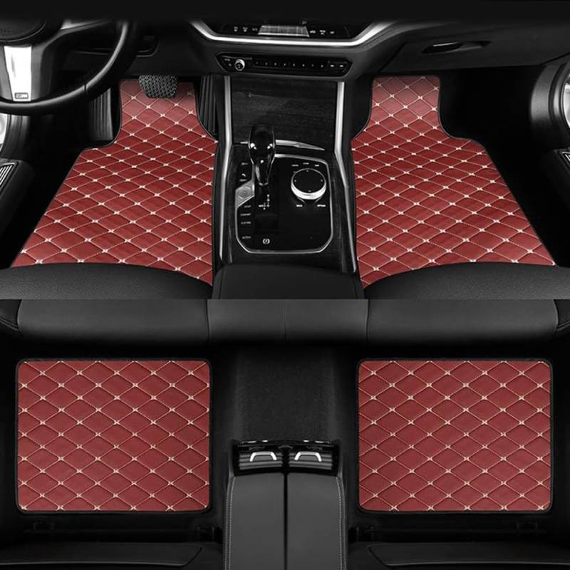 Auto Fußmatten, für Mazda 3 2004-2009, Umweltfreundliches, verschleißfestes Material, langlebig, Schwarz, Normalgröße,F-normal von MAALLOP