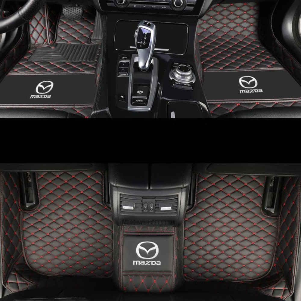 Auto Fußmatten, für Mazda CX-60 CX60 2022 2023 2024 PU-Leder Vollabdeckung Teppich Allwetter Wasserfest Antirutsch FußMatten Auto Fussmatten Set,B-RHD Auto Fußmatten, für Mazda CX-60 CX60 2022 2023 2024 PU-Leder Vollabdeckung Teppich Allwetter Wasserfest Antirutsch FußMatten Auto Fussmatten Set,B-RHD von MAALLOP