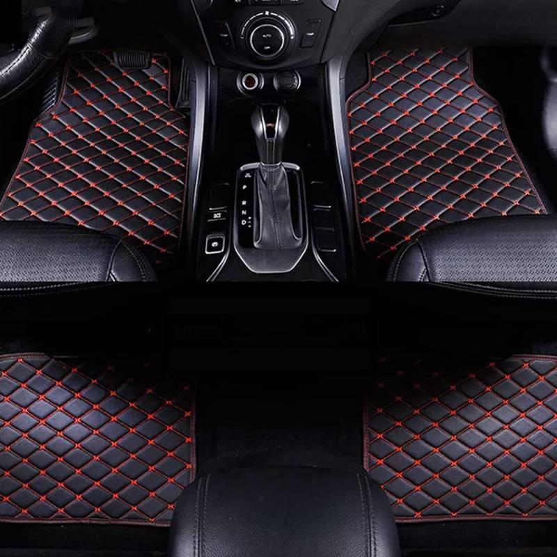 Auto Fußmatten für Mercedes Benz B Class B180 B180d B200 B200d LHD, Allwetter Leder Fußmatten, Wasserdicht Anti-Rutsch Teppich Matten Vorne und Hinten Autoteppich, Auto Zubehör von MAALLOP