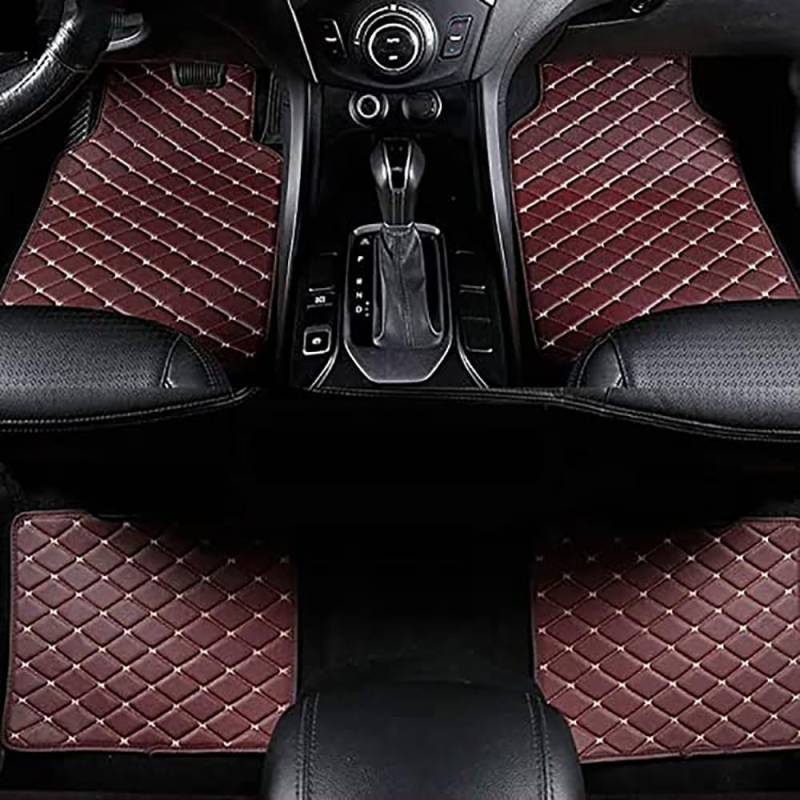 Auto Fussmatten für Toyota Yaris Cross/Hybrid 2020 2021 2022 2023 2024 2025 wasserdichte, rutschfeste Autofußmatten Automatten Allwetter personalisiert,C-normal von MAALLOP