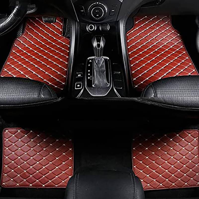 Auto Fussmatten für Toyota Yaris Cross/Hybrid 2020 2021 2022 2023 2024 2025 wasserdichte, rutschfeste Autofußmatten Automatten Allwetter personalisiert,E-normal von MAALLOP