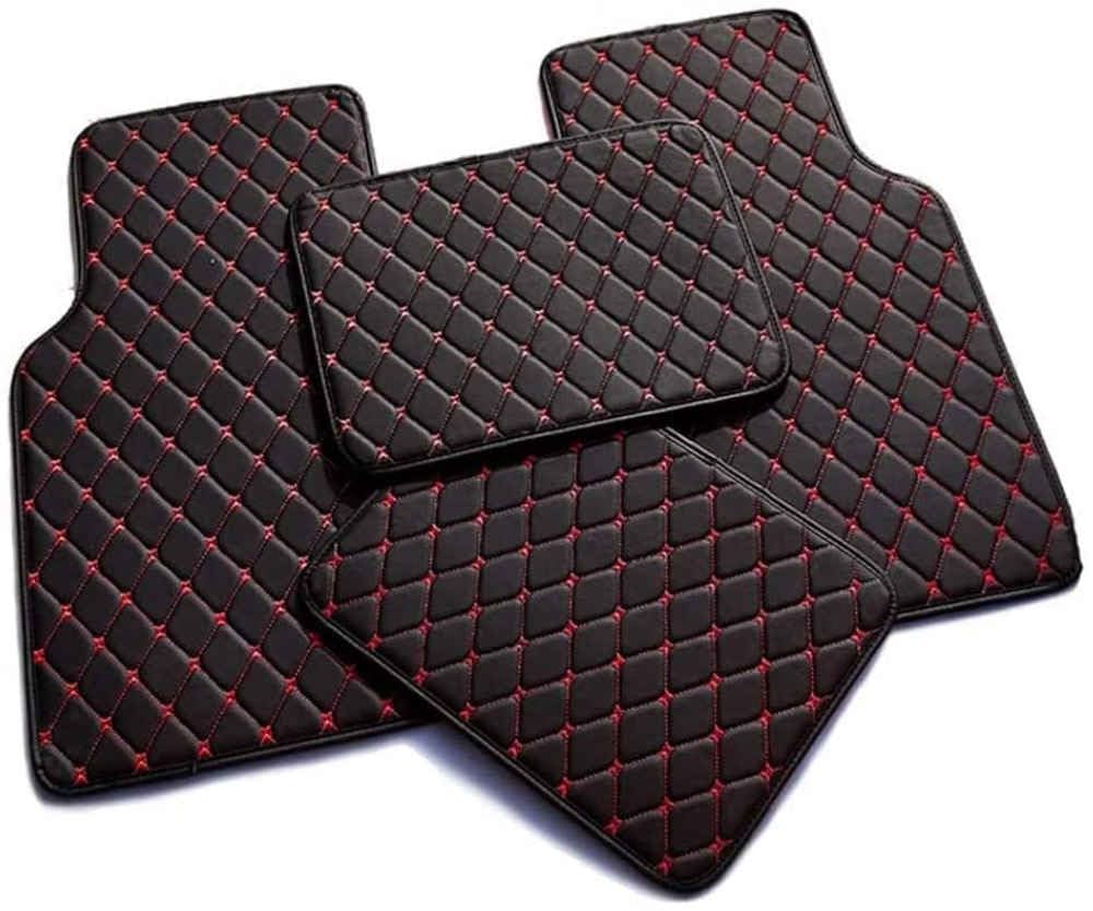Auto Leder Fußmatten für BMW 2 Series 216d 218d 218i 220i 220d M235i Schutz-Bodenbeläge Rutschfester Teppich Autozubehör,Black Red Style-normal Auto Leder Fußmatten für BMW 2 Series 216d 218d 218i 220i 220d M235i Schutz-Bodenbeläge Rutschfester Teppich Autozubehör,Black Red Style-normal von MAALLOP
