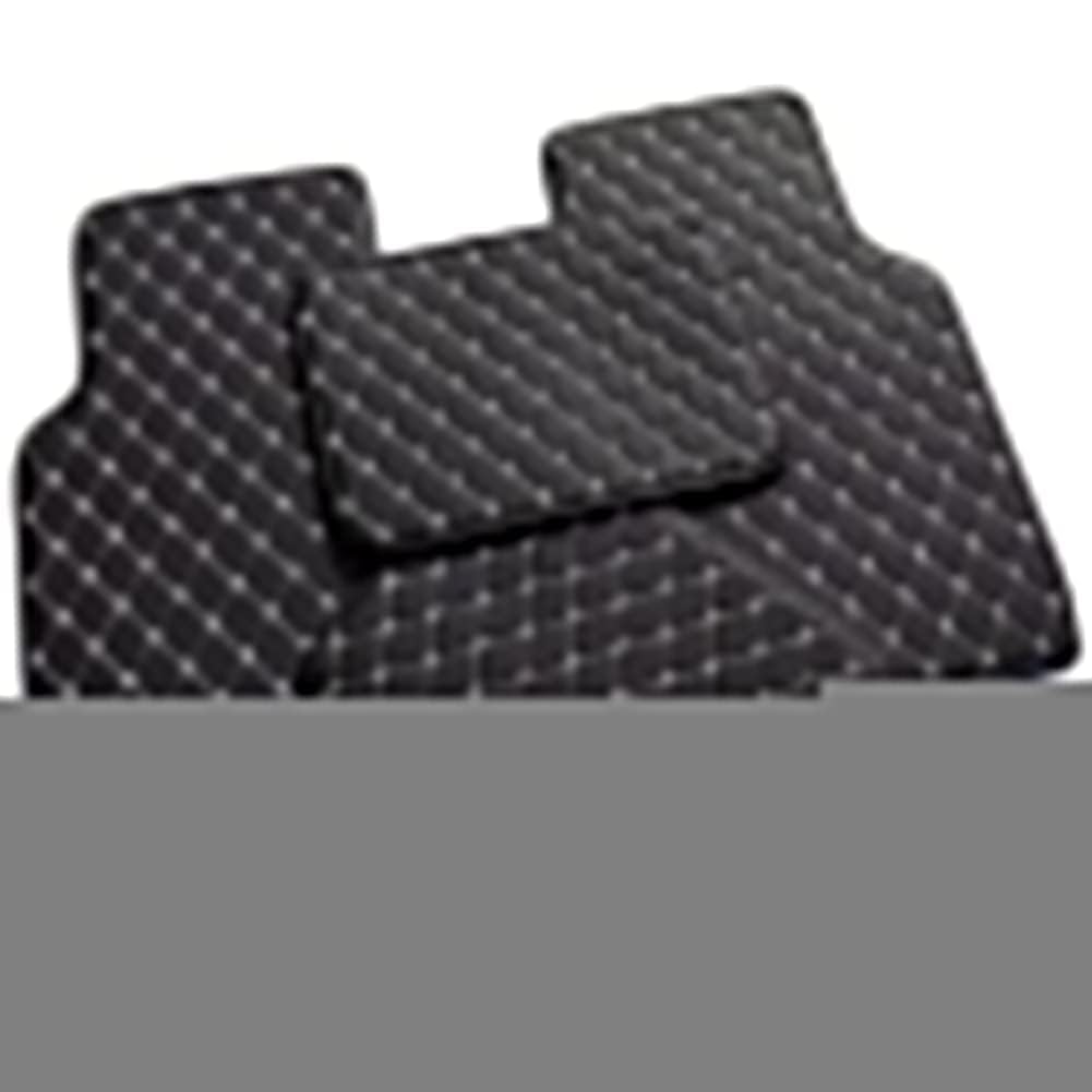 Auto Leder Fußmatten für Mercedes Benz B-Class B180 B180d B200 B200d AMG, Ledermaterial Vorne Hinten wasserdichte rutschfeste Abriebfest Passgenau Allwetter Innenschut,G-Black Auto Leder Fußmatten für Mercedes Benz B-Class B180 B180d B200 B200d AMG, Ledermaterial Vorne Hinten wasserdichte rutschfeste Abriebfest Passgenau Allwetter Innenschut,G-Black von MAALLOP