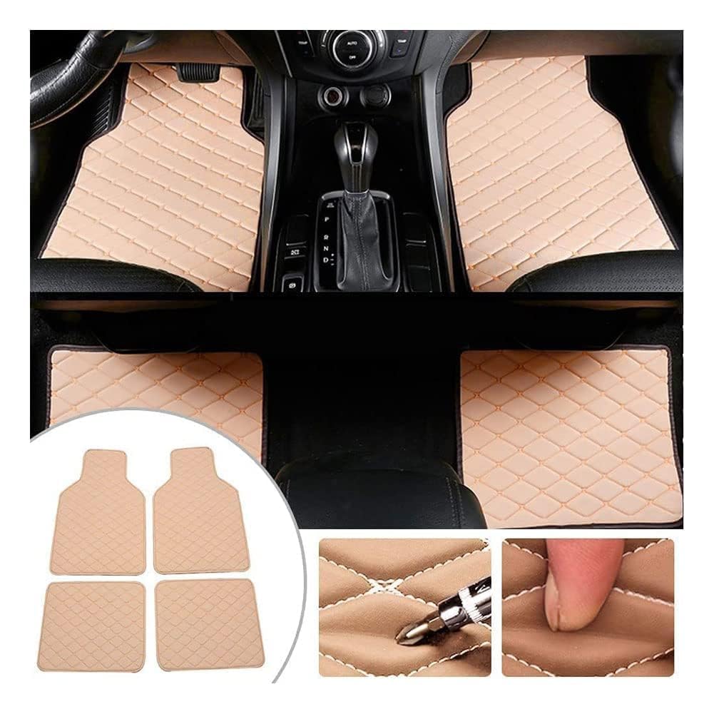 Auto Leder Fußmatten für Mercedes Benz B-Class B180 B180d B200 B200d AMG, Ledermaterial Vorne Hinten wasserdichte rutschfeste Abriebfest Passgenau Allwetter Innenschut,G-Black Auto Leder Fußmatten für Mercedes Benz B-Class B180 B180d B200 B200d AMG, Ledermaterial Vorne Hinten wasserdichte rutschfeste Abriebfest Passgenau Allwetter Innenschut,G-Black von MAALLOP