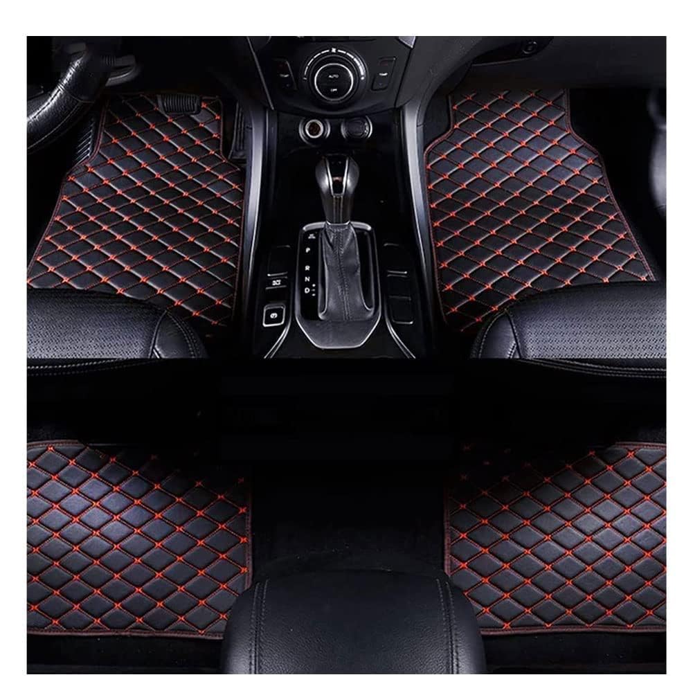 Auto Leder Fußmatten für Peugeot 107 108 206 207 207 CC 208 307 307 CC 308 308 CC 406 407, Ledermaterial Vorne Hinten wasserdichte rutschfeste Abriebfest Passgenau Allwetter Innenschut Auto Leder Fußmatten für Peugeot 107 108 206 207 207 CC 208 307 307 CC 308 308 CC 406 407, Ledermaterial Vorne Hinten wasserdichte rutschfeste Abriebfest Passgenau Allwetter Innenschut von MAALLOP