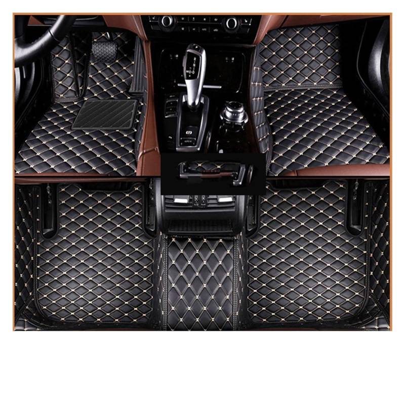 Automatten Für Kia Für Sportage Für NQ5 2023 2024 2025 Auto Fußmatten Schmutz-beständig Auto Boden Teppich Matts Tapetes Auto Zubehör Gummimatten Auto,LHD Black BEIGE von MAALLOP