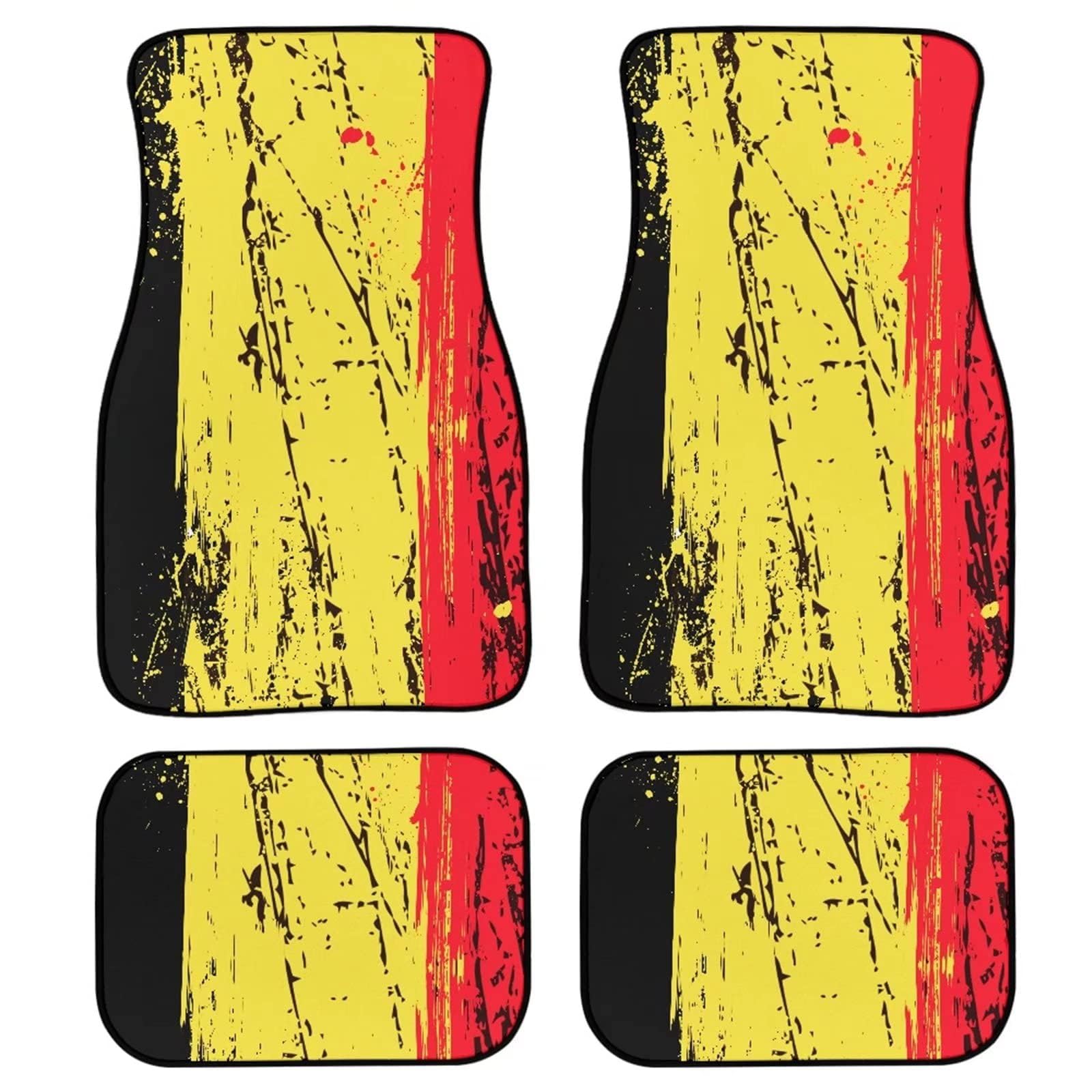 Bunte Hippie-Gänseblümchen-Muster, universelle Automatten, robuste Gummimatten, rutschfest, Bequeme Auto-Vorder- und Rückseite,Deutschlandflaggen-Aufdruck Bunte Hippie-Gänseblümchen-Muster, universelle Automatten, robuste Gummimatten, rutschfest, Bequeme Auto-Vorder- und Rückseite,Deutschlandflaggen-Aufdruck von MAALLOP