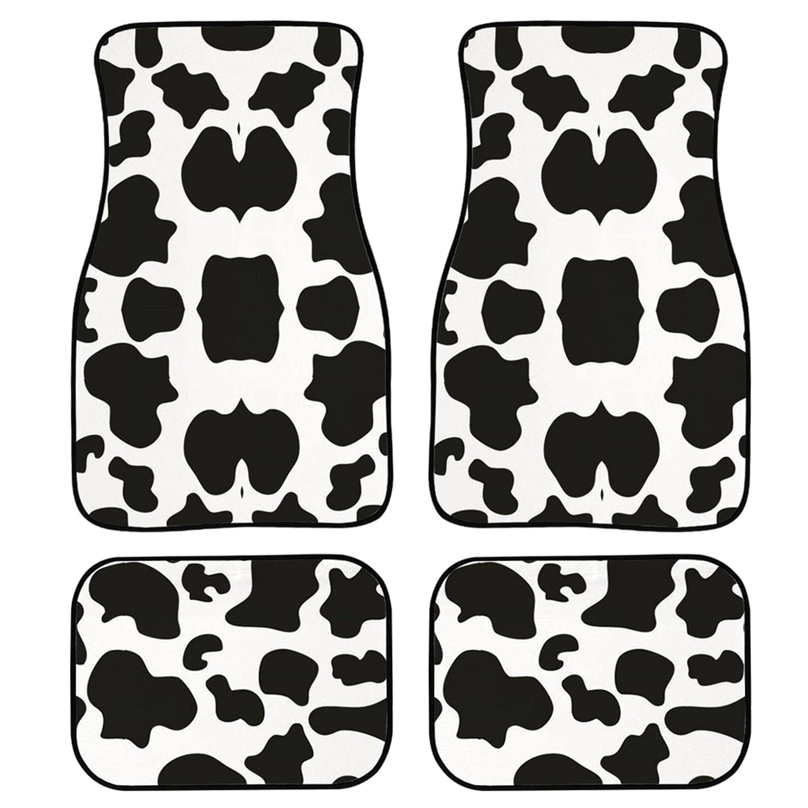 Bunte Hippie-Gänseblümchen-Muster, universelle Automatten, robuste Gummimatten, rutschfest, Bequeme Auto-Vorder- und Rückseite,Schwarz,Weiß Bunte Hippie-Gänseblümchen-Muster, universelle Automatten, robuste Gummimatten, rutschfest, Bequeme Auto-Vorder- und Rückseite,Schwarz,Weiß von MAALLOP
