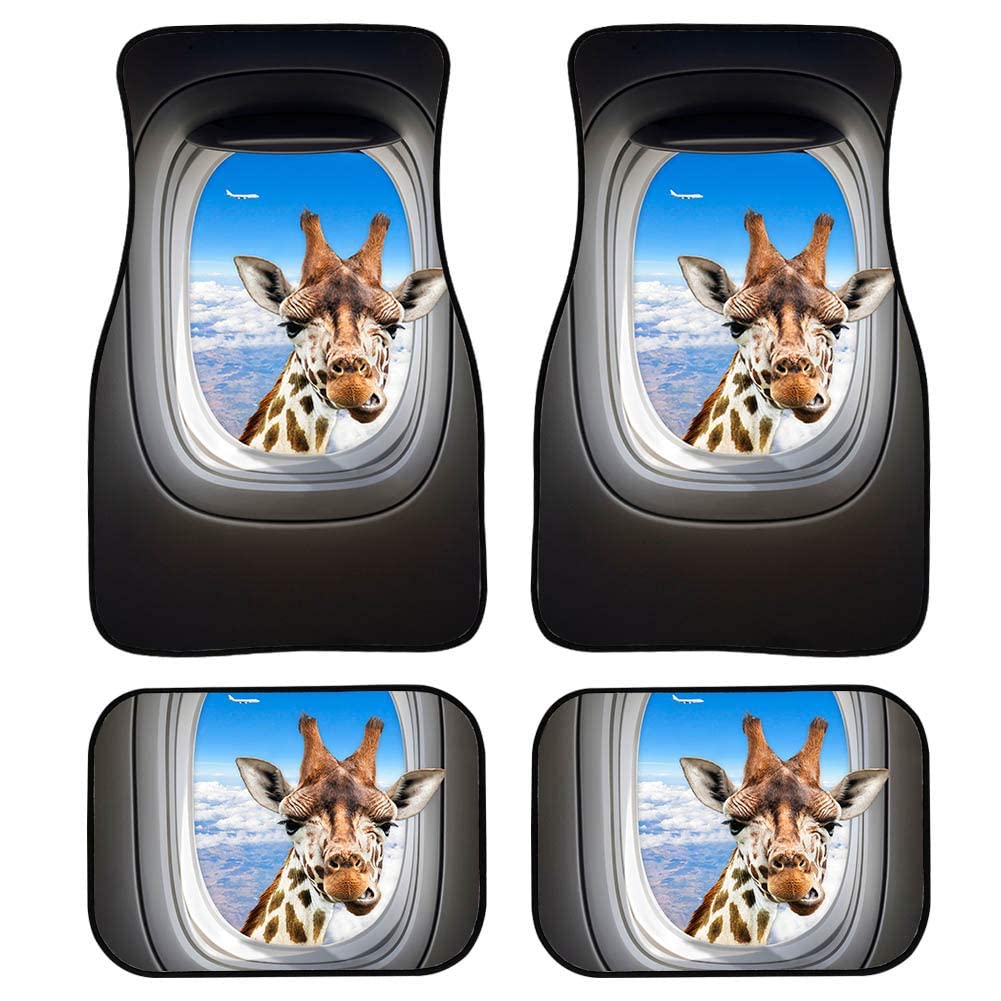 Star and Moon Automatte Bodenteppich Universal Fit LKW SUV Van Gothic Auto Zubehör Vorne & Hinten Bodenschutz Automatten Abdeckungen 4 Stück Gummi rutschfest,Giraffe25-Einheitsgröße Star and Moon Automatte Bodenteppich Universal Fit LKW SUV Van Gothic Auto Zubehör Vorne & Hinten Bodenschutz Automatten Abdeckungen 4 Stück Gummi rutschfest,Giraffe25-Einheitsgröße von MAALLOP