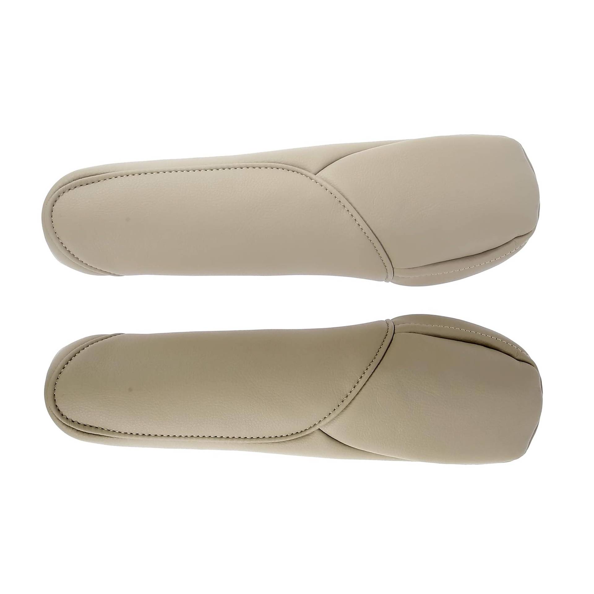 1 Paar Mikrofaser-Leder-Auto-Vordersitz-Mittelkonsolen-Bezug, Armlehnenbezug, Ersatzbezug für Honda CRV 2007–2009, Beige 1 Paar Mikrofaser-Leder-Auto-Vordersitz-Mittelkonsolen-Bezug, Armlehnenbezug, Ersatzbezug für Honda CRV 2007–2009, Beige von MACHSWON