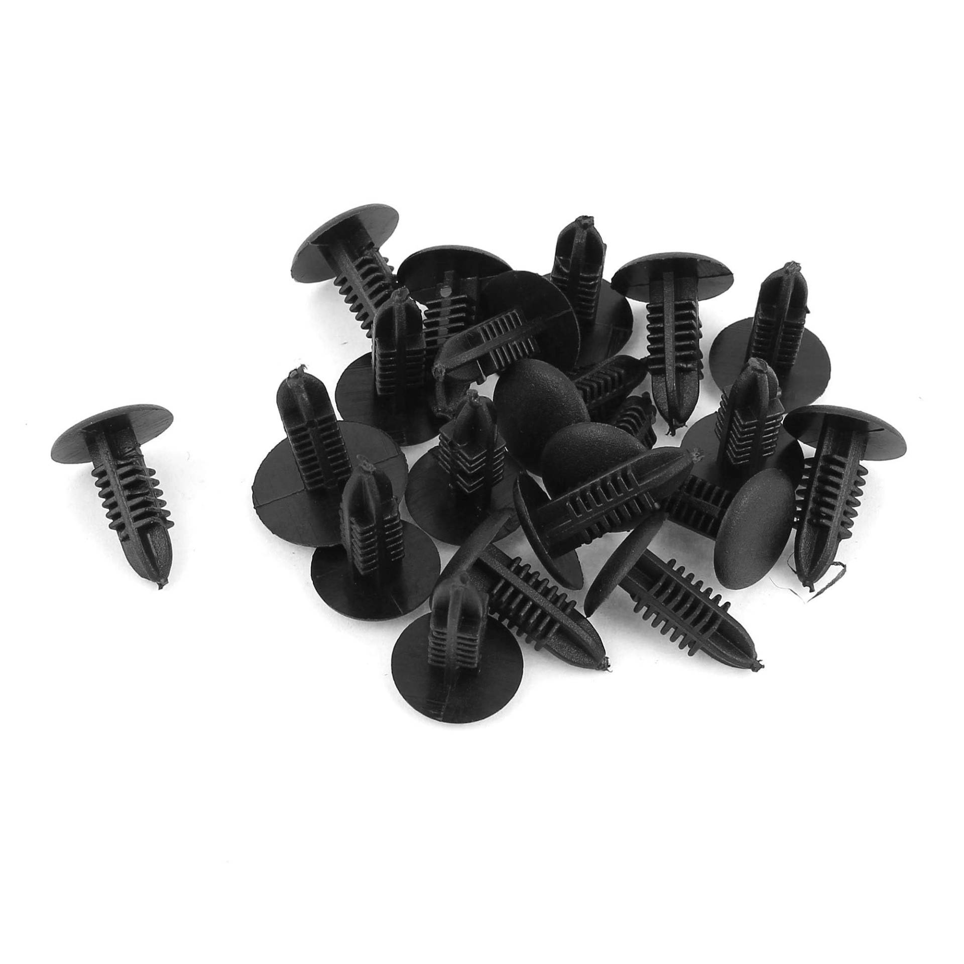 20 Stück Auto Tür Kotflügel 5 mm Loch Kunststoff Nieten Befestigungs Clips Schwarz 20 Stück Auto Tür Kotflügel 5 mm Loch Kunststoff Nieten Befestigungs Clips Schwarz von MACHSWON