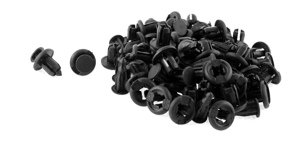 50 Stück Karosserie-Zierleisten-Clips, Kunststoff-Nietbefestigungen, universal, schwarz, 52 50 Stück Karosserie-Zierleisten-Clips, Kunststoff-Nietbefestigungen, universal, schwarz, 52 von MACHSWON